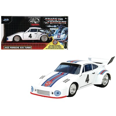 1/32 Hollywood Rides Transformers G1 Jazz 1976 Porsche 935 Turbo Die-Cast Jada