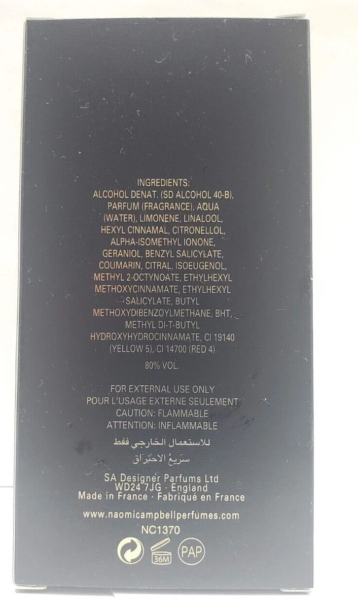 Naomi Campbell Pret A Porter Eau de Toilette Spray 15 ml 0.5 oz