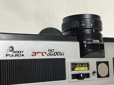 Pocket Fujica 350 Zoom Fuji 110 Film Camera Fujinon-Z f= 25-42mm