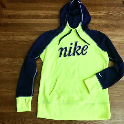 neon yellow nike hoodie womens