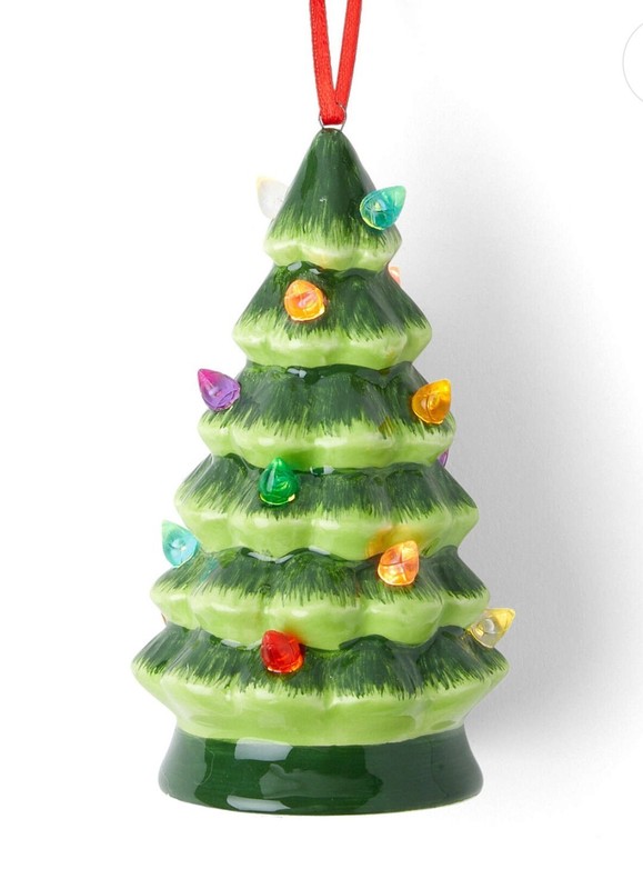 ** NEW Green 5" LED Light-Up Christmas Tree Holiday Ornament **