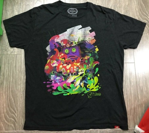 Splatoon T Shirt Nintendo World Ny Exclusive Xl Used Ebay