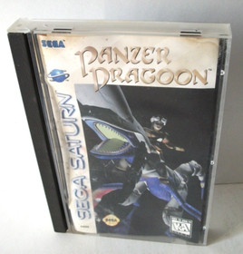 Panzer Dragoon 1 Sega Saturn Damaged Complete Manual Back Art Game Disc Case CIB