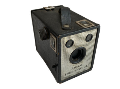 ANSCO Shur-Shot JR Vintage Box Camera - 1940s Antique Camera