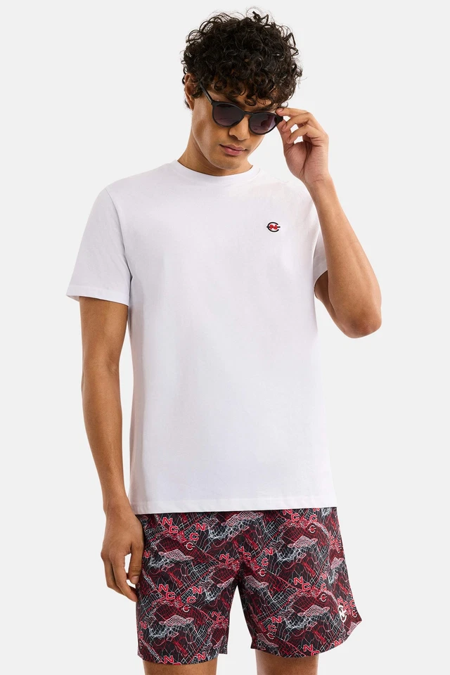 Nautica Competition Mens T-Shirt Cork Tee White