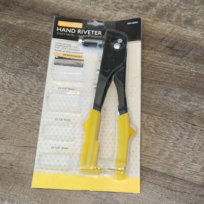 FastenPro Hand Riveter Only Used with 4 sizes Rivets Not Included | eBay