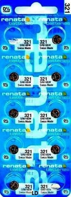 321 RENATA SR616SW SR616 (10 piece) Watch Battery Free Shipping AuthorizedSeller