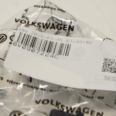 Genuine Audi A3 8V Cabrio Radar Sensor Cover Trim – OEM 8V0907224C, Made In Germany, 2019