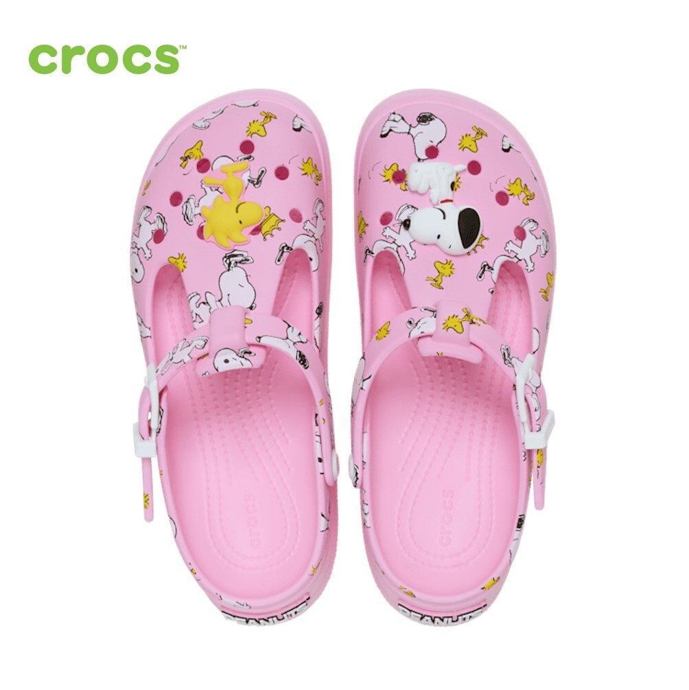NEW CROCS Peanuts MARY JANE Clog 211130 Multi PINK | eBay