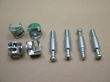 Cam lock & dowel flat pack furniture 4 each x camlocks 15mm cam 24mm dowel screw