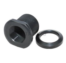 Aluminum 1/2x36 Female to 5/8x24 Male Muzzle Converter 1/2x36 to 5/8x24