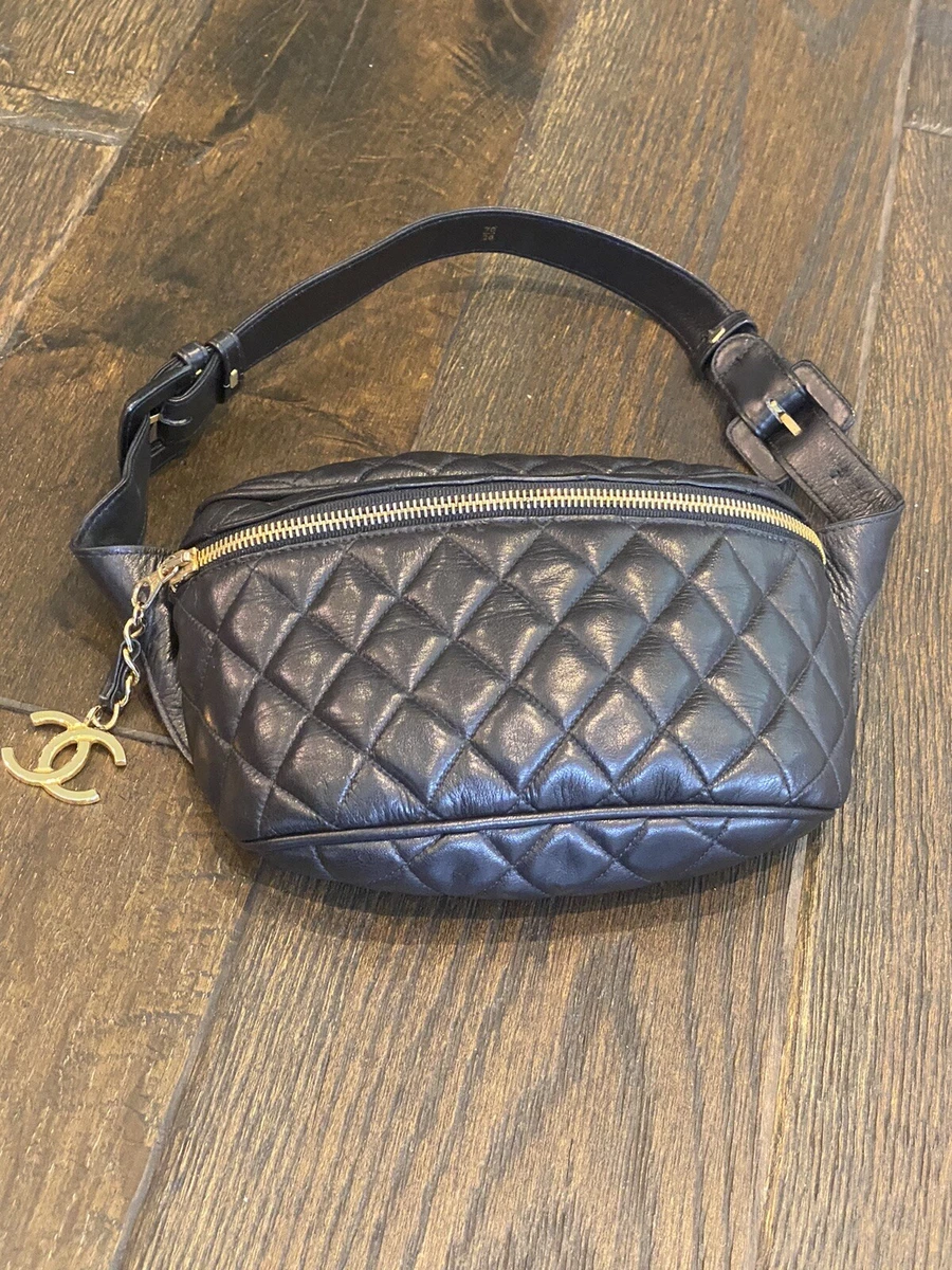 Louis Vuitton Monogram Leather Double Buckle Bum Fanny Pack Waist Belt Bag