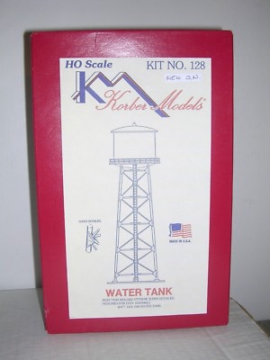KORBER MODELS #128  69' Era 1930 Water Tank - Building Kit  1:87