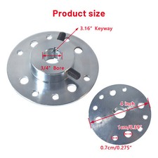Sprocket Hub w/ 3/4"Bore 3/16"Keyway For Drift Trike Heavy Duty Go Kart Cart