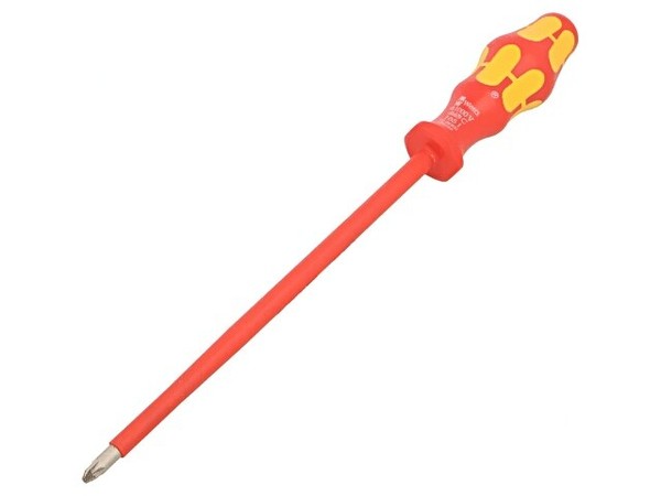 05006165001 Schraubendreher Isoliert Pozidriv® PZ2 L.Klin: 200Mm Wera-image