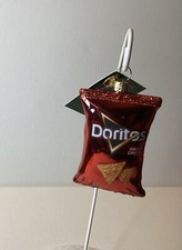 Old World Doritos Red Nacho Cheese Glass Ornament