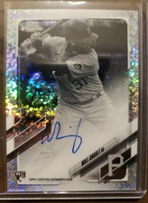 WILL CRAIG 2021 TOPPS CHROME MINI DIAMOND AUTOGRAPH ROOKIE CARD #RA-WCR RC AUTO