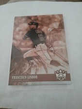 Francisco Lindor SP Sepia 2019  No 65 New York Mets Diamond Kings