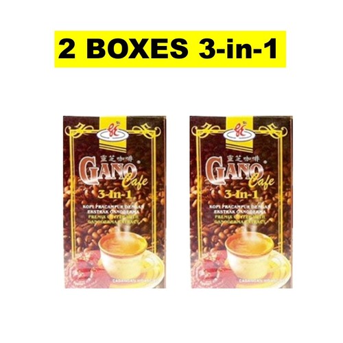 1-60 Boxes Organic Gano Excel Ganoderma Coffee Ganocafe 3in1 Kopi Cafe Latte - Picture 8 of 18