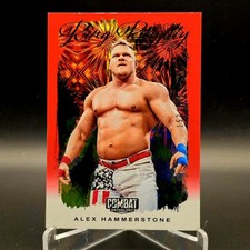 Alex Hammerstone 2025 Panini Combat Anthology Red Fireworks 157/275 Ring Royalty
