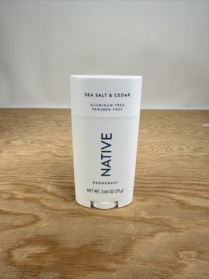 Native Deodorant Sea Salt & Cedar Aluminum Free 2.65 oz
