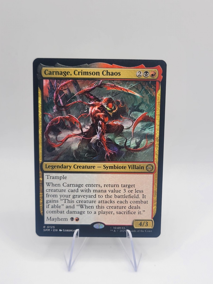 Carnage, Crimson Chaos Play Promos Regular for sale online | eBay