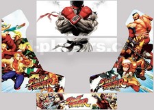 Stickers Bartop Street Fighter Autocollant Borne d'Arcade