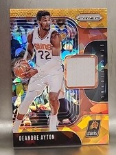 2019-20 Panini Prizm Basketball #SS-DAY Deandre Ayton Game-Worn Jersey Orange