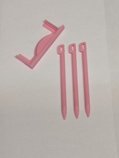 Pink Nintendo DS Lite Slot 2 Dust Cover 3d Printed Replacement Part  Stylus Set