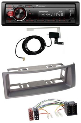 Pioneer 1DIN MP3 DAB USB AUX Autoradio für Renault Megane Scenic Classic Cabrio