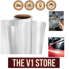 Vvivid Clear Self-adhesive Lamination Vinyl Roll for 12" X 6ft, Clear