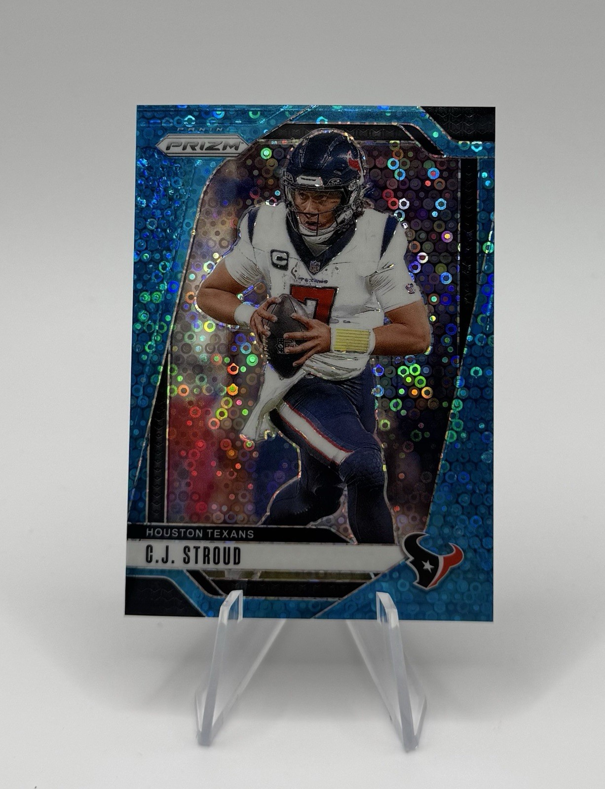 2024 Panini Prizm - C.J. Stroud #111 No Huddle Blue Prizm /99 YEAR 2 SP