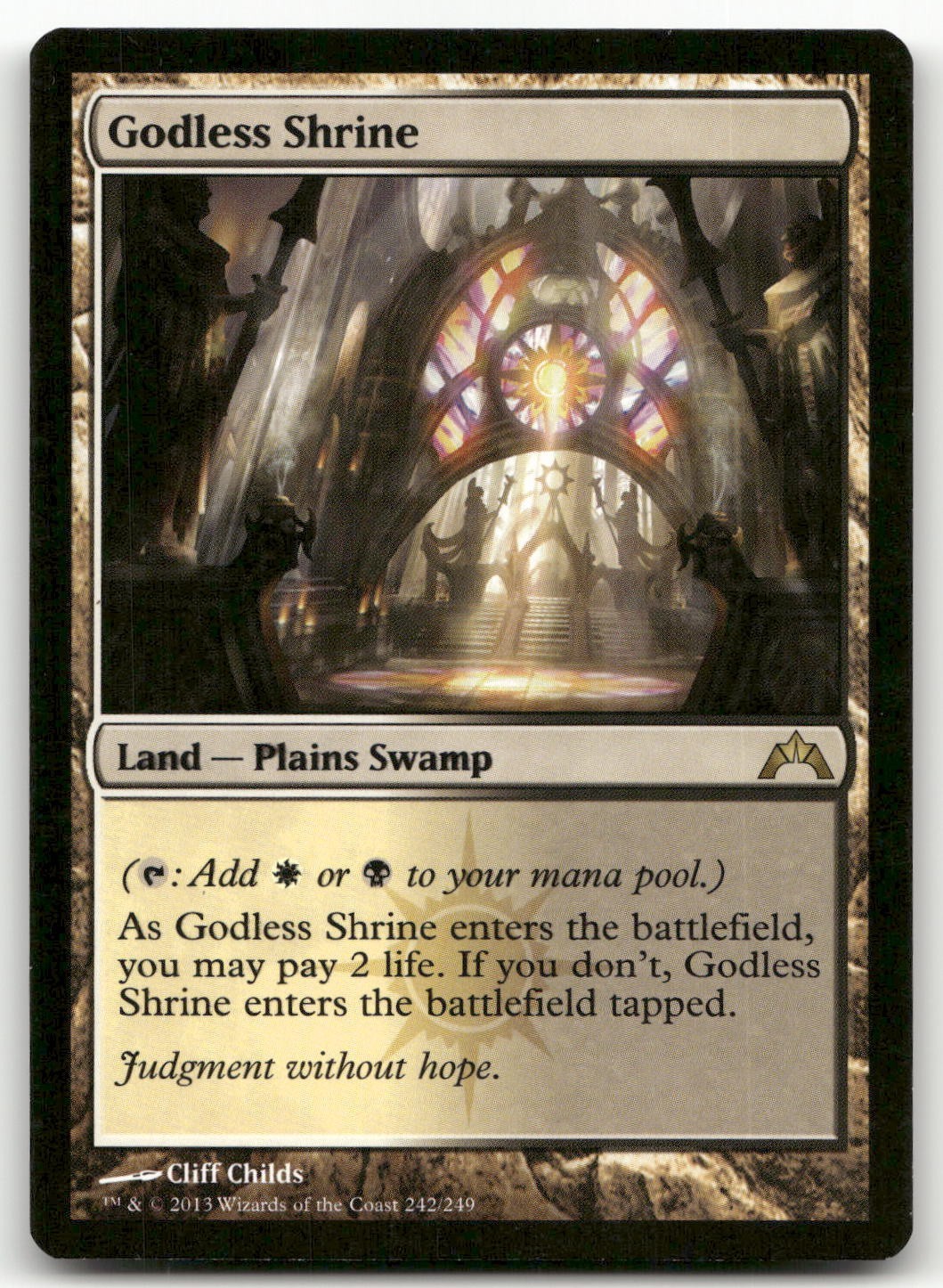 Godless Shrine #242 (NM) Gatecrash GTC Magic MTG