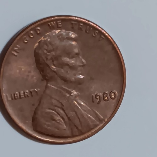 1980 Error Penny - Picture 3 of 11