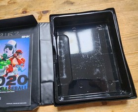 SNK Super Baseball 2020 Neo Geo w/ Manual Dog Tag 1991 US Seller AES USA Version