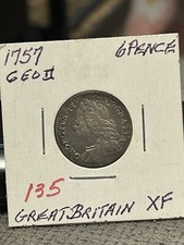 Great Britain 1757 6 Pence