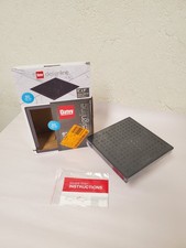 Oatey Designline 6 in. x 6 in. Square Shower Drain with Cover in Matte Black