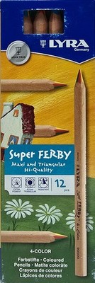 Lyra Super Ferby Maxi Triangular 4 Color Regenbogenstift 1 Stück