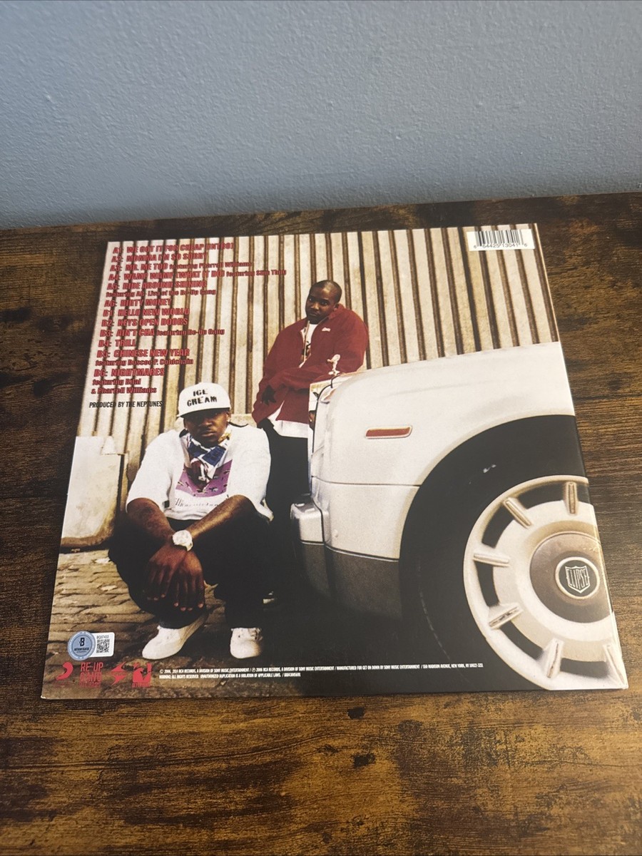 PUSHA T SIGNED Hell Hath No Fury Clipse VINYL ALBUM Lp Beckett Coa