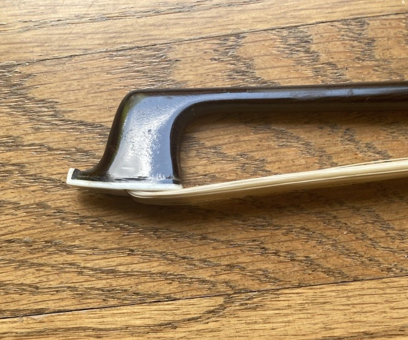 Antique French Viola Bow Maire Peccatte School Iron Wood 67 Gr Great Cond 1860s