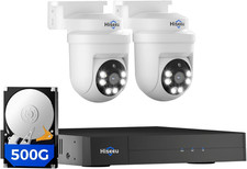 5MP 360  PTZ Security Camera System with Color Night Vision  Audio