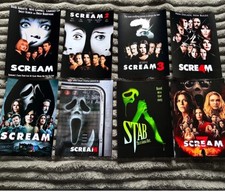 Scream & Stab Classic Film Reproduction Posters Set - Movie Poster Collection