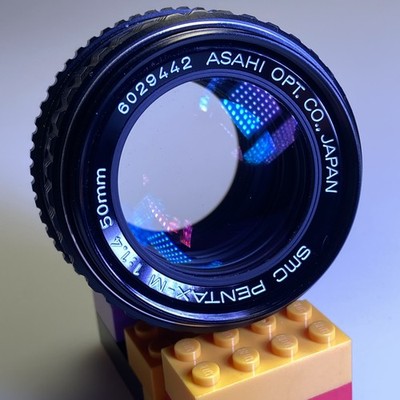 SMC Pentax-M 50mm f/1.4 Asahi Objektiv Pentax PK K-Mount lichtstark Japan