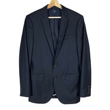 J Crew Loro Piana Wool Ludlow Jacket Men's 36R Midnight Navy Blue Blazer