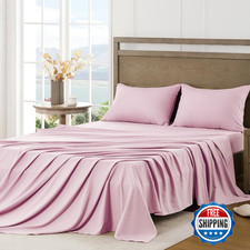 FreshCulture Twin XL Sheets, Ultra Soft Microfiber, Deep Pockets, Cooling, 3-Pie