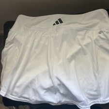 Adidas Skort White Women Biker Short Medium