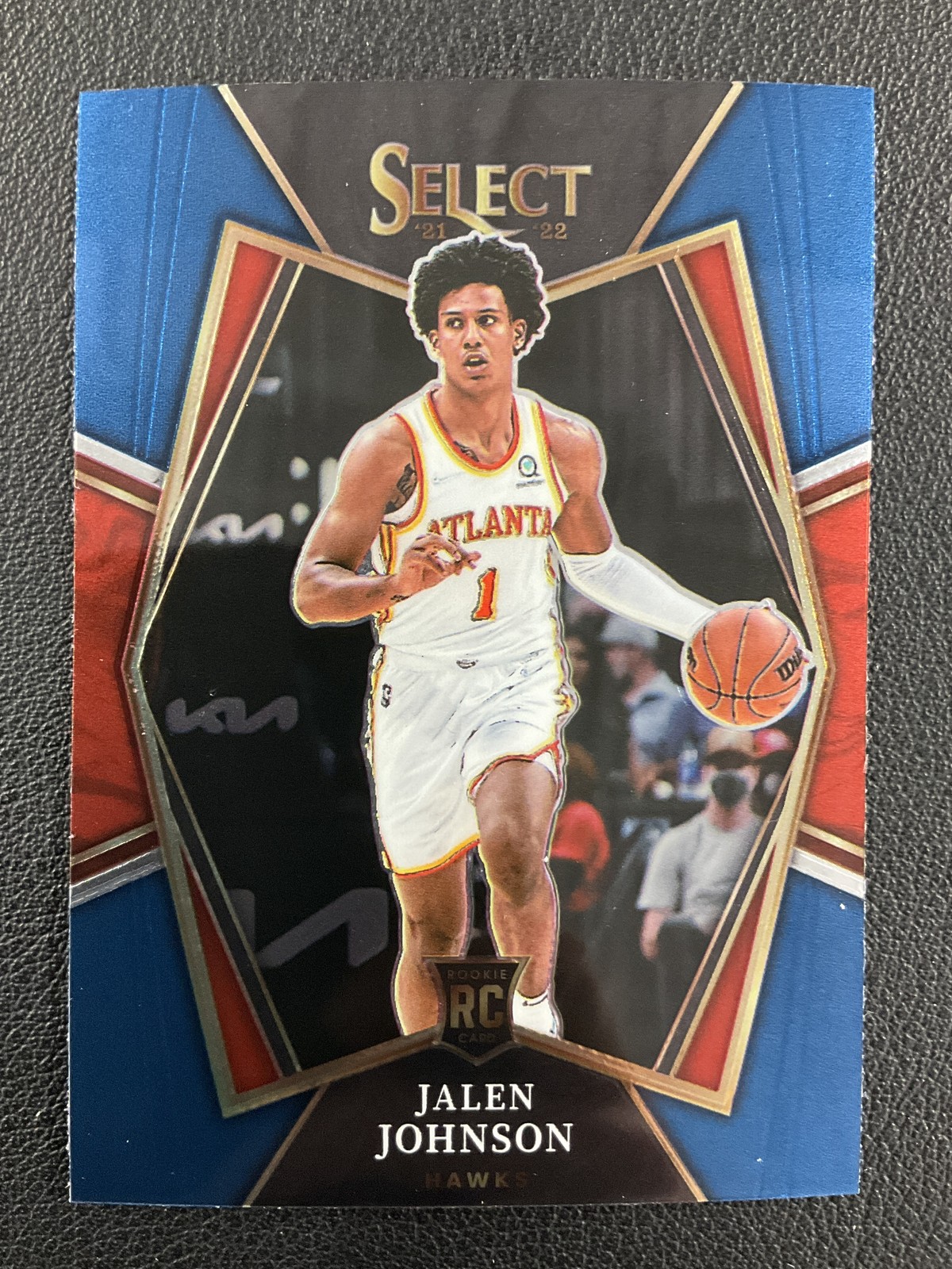 2021-22 Panini Select #200 Jalen Johnson Rookie Blue Retail Atlanta Hawks