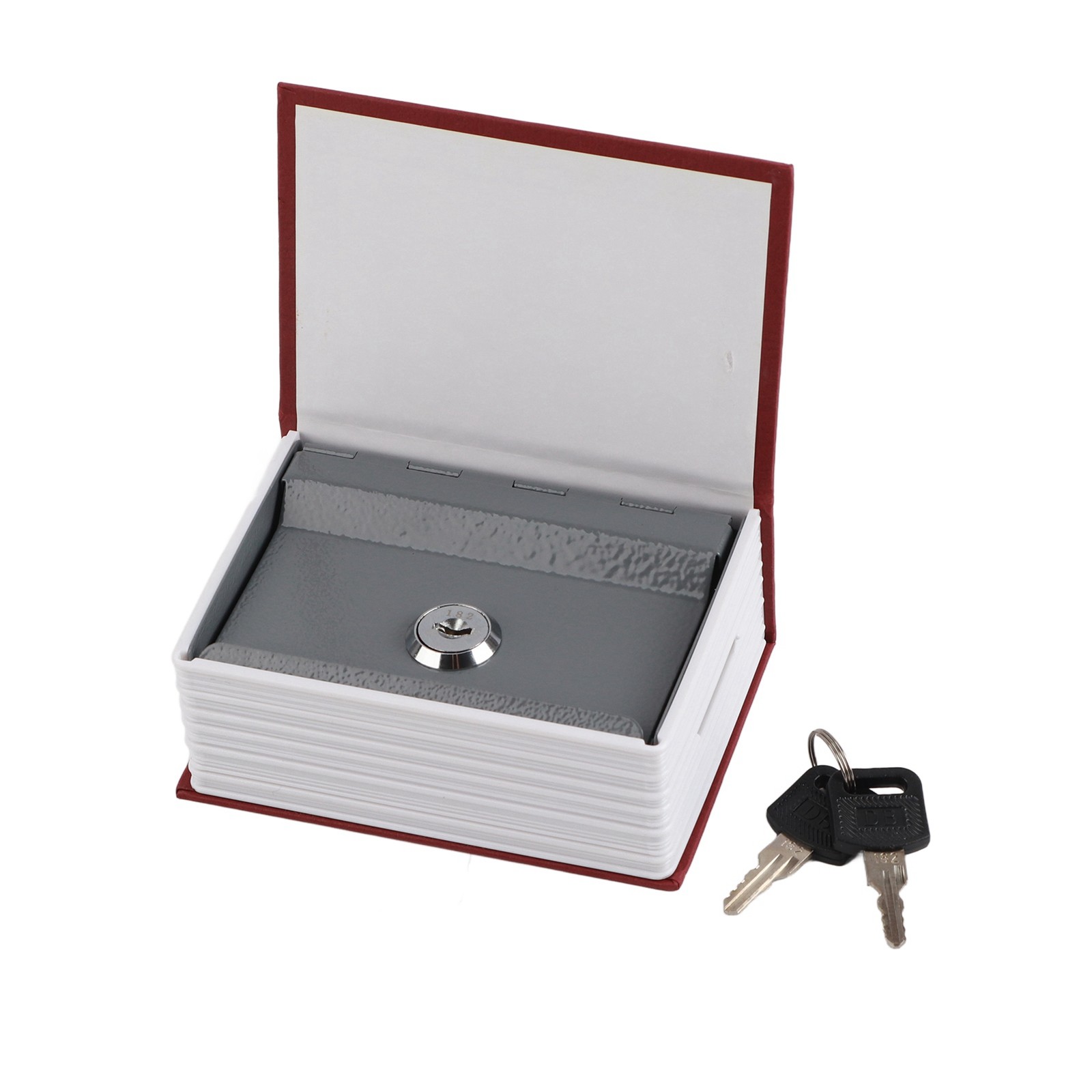 Mini Safe Box Simulation Book Security Money Jewelry Box With Lock Keys For