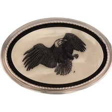 New Bald Eagle Biker Veteran Vet Western Hunter Cowboy NOS Vintage Belt Buckle