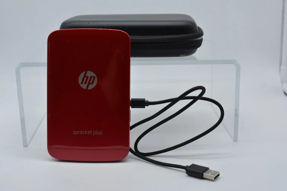 HP Sprocket Plus Instant Photo Printer Prints on 2.3x3.4” | Red | VCVRA-1713 - Image 2 of 4
